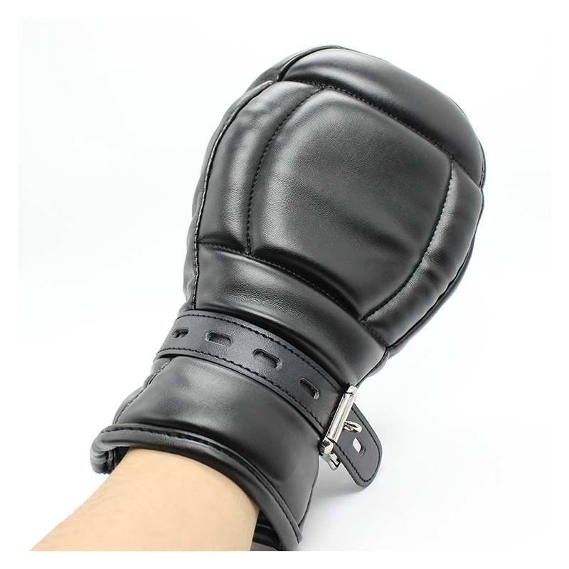 Bondage Gimp Dog Paws Lockable Mitts Locking Dog Palm